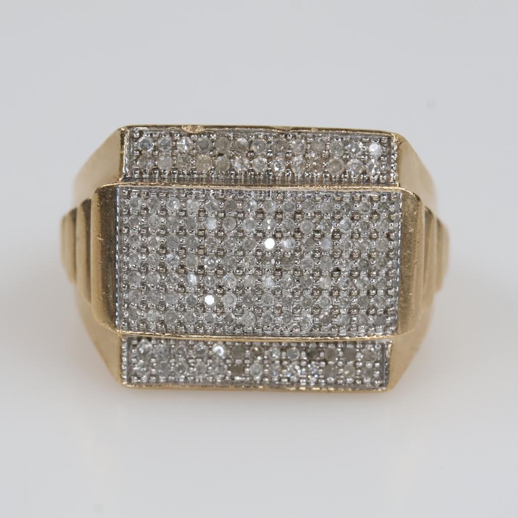 10kt Gold Diamond Accent Ring