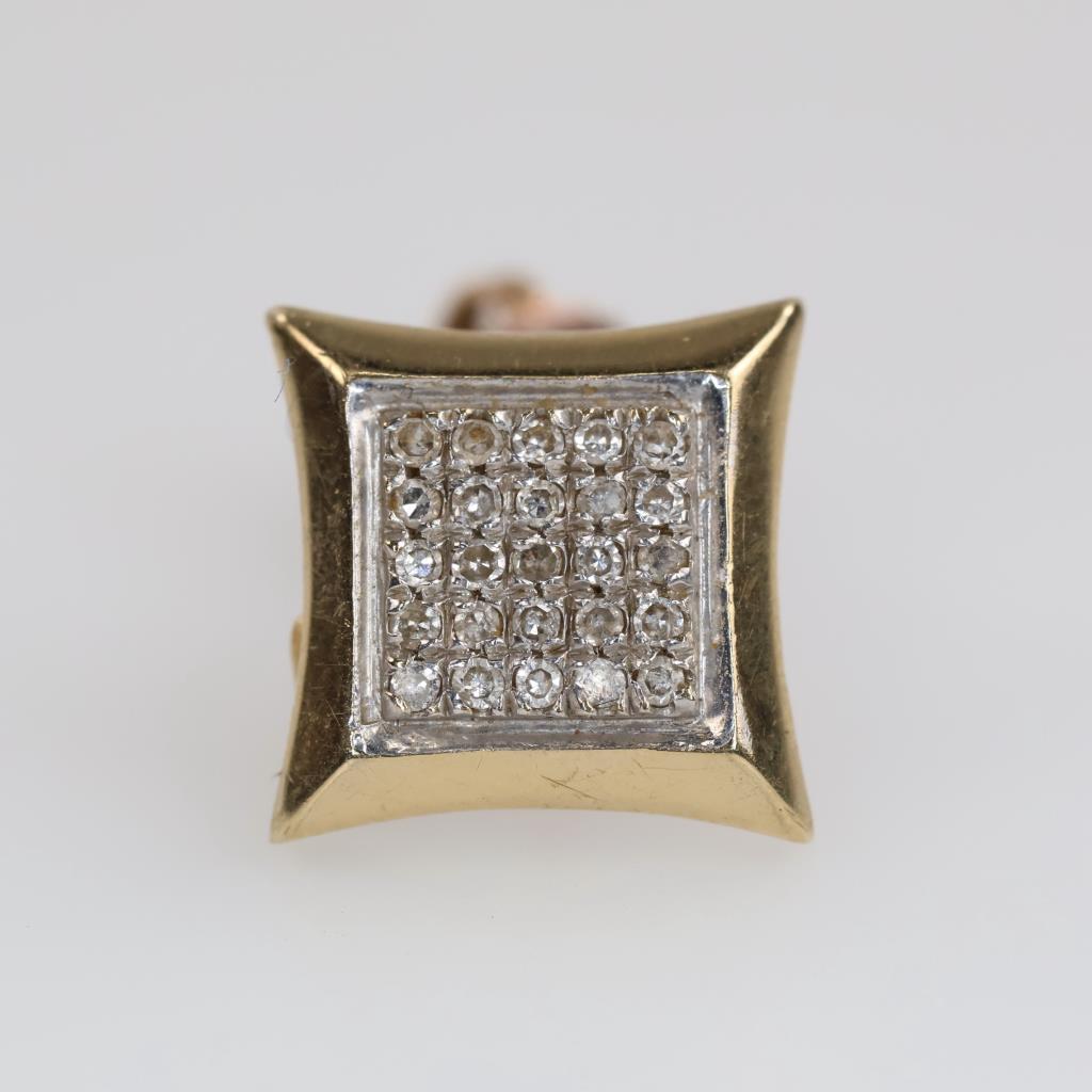 10kt Gold Diamond Accent Single Earring