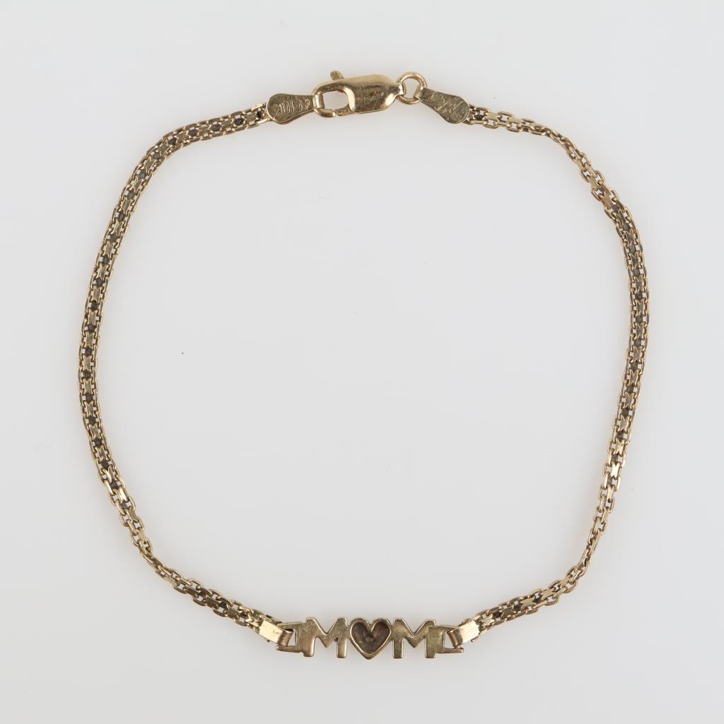 10kt Gold Diamond Bracelet