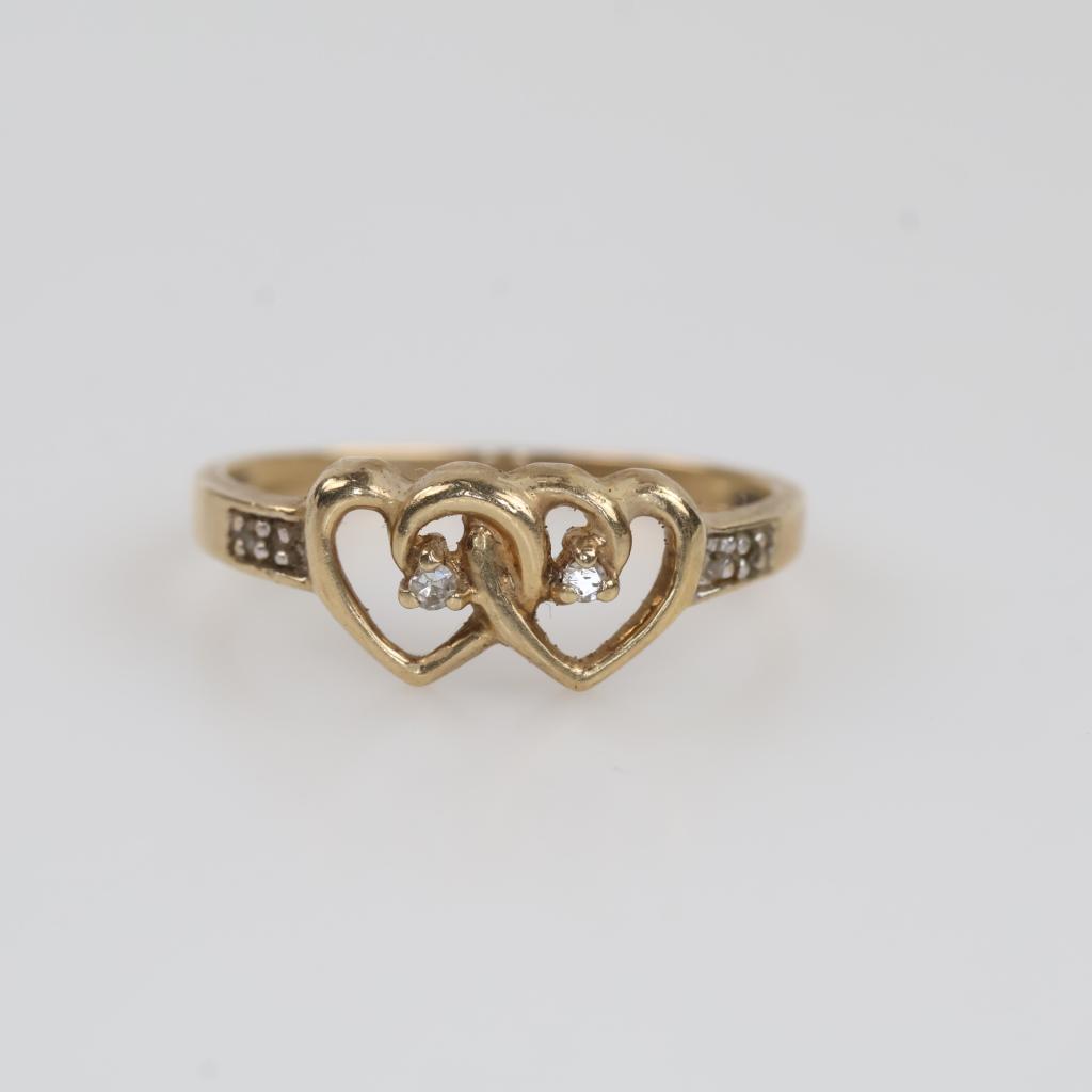 10kt Gold Diamond Ring