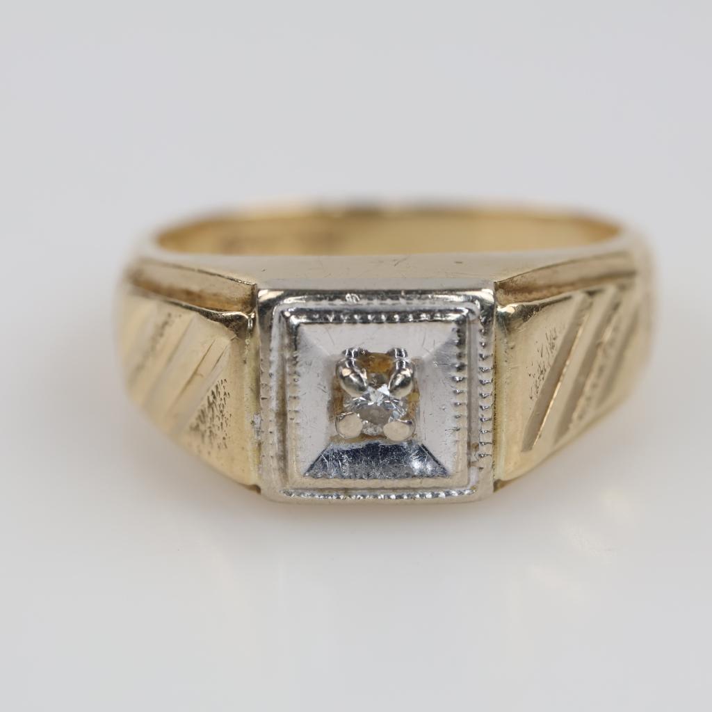 10kt Gold Diamond Ring