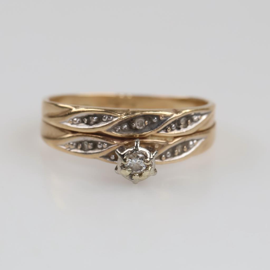 10kt Gold Diamond Ring