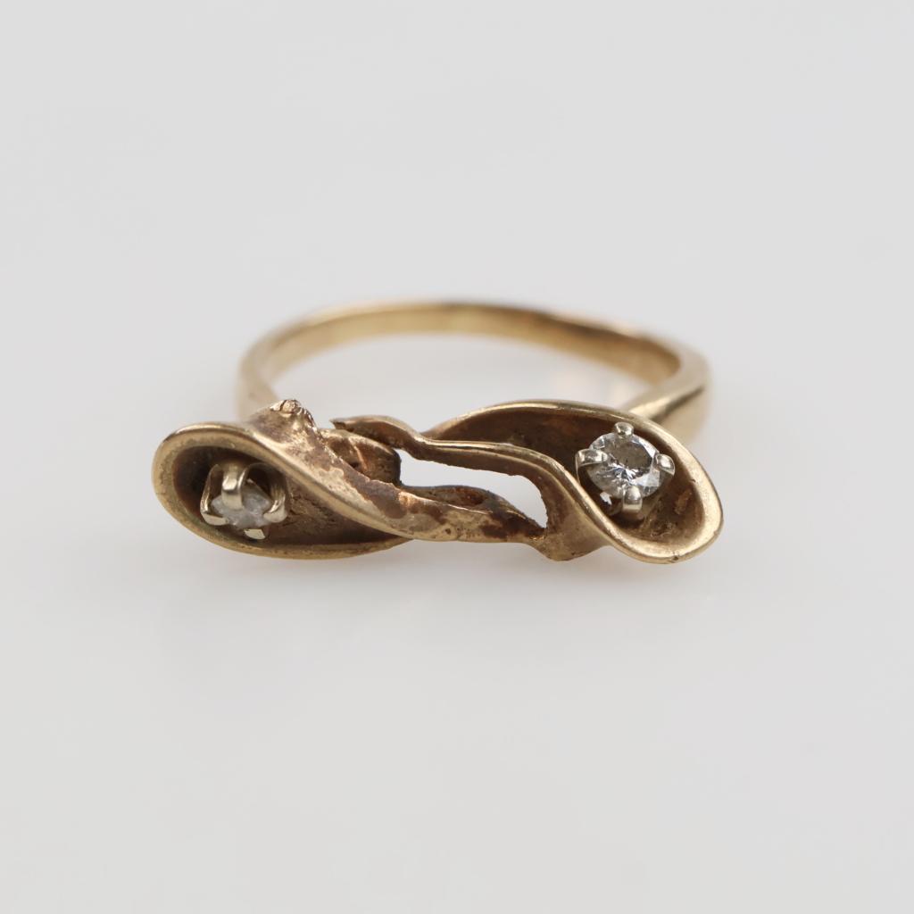 10kt Gold Diamond Ring