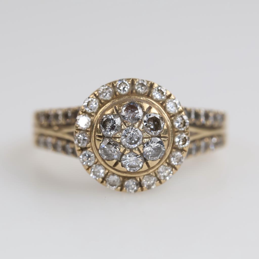 10kt Gold Diamond Ring