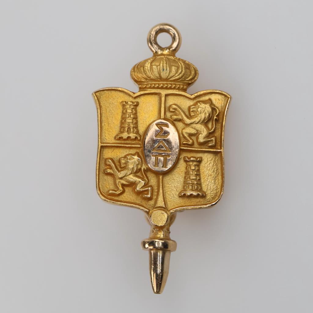 10kt Gold Fraternity Lapel Pin