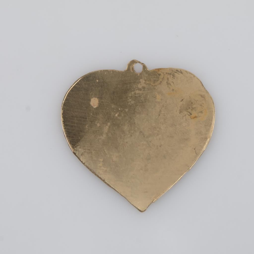 10kt Gold Heart Pendant