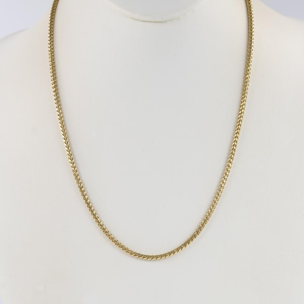 10kt Gold Hollow Necklace