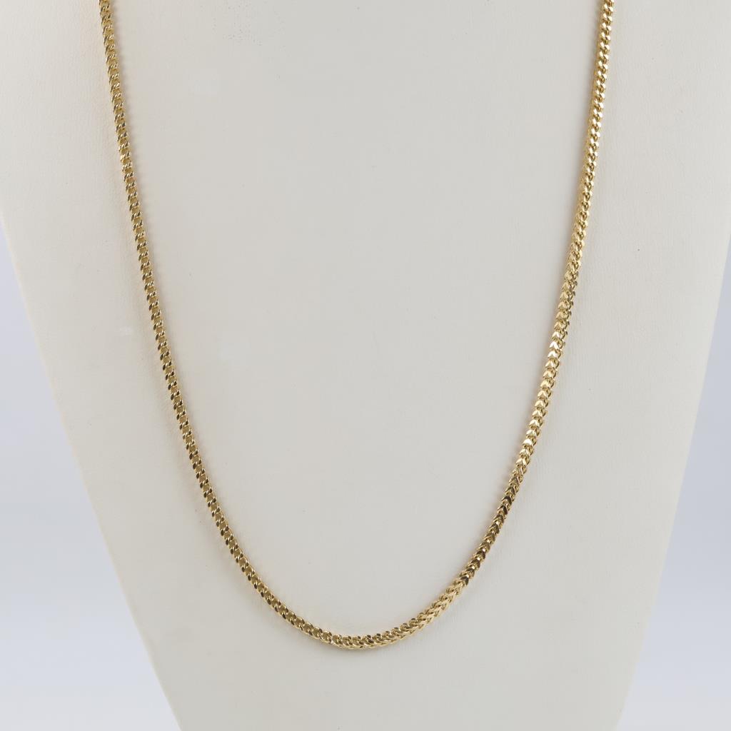 10kt Gold Hollow Necklace
