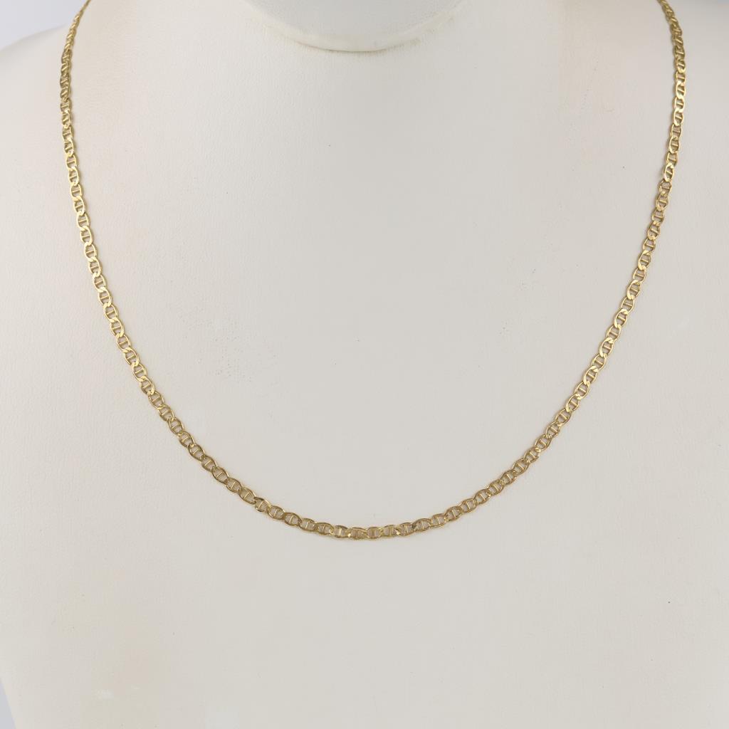 10kt Gold Hollow Necklace