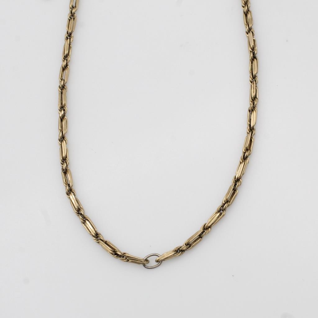 10kt Gold Hollow Necklace
