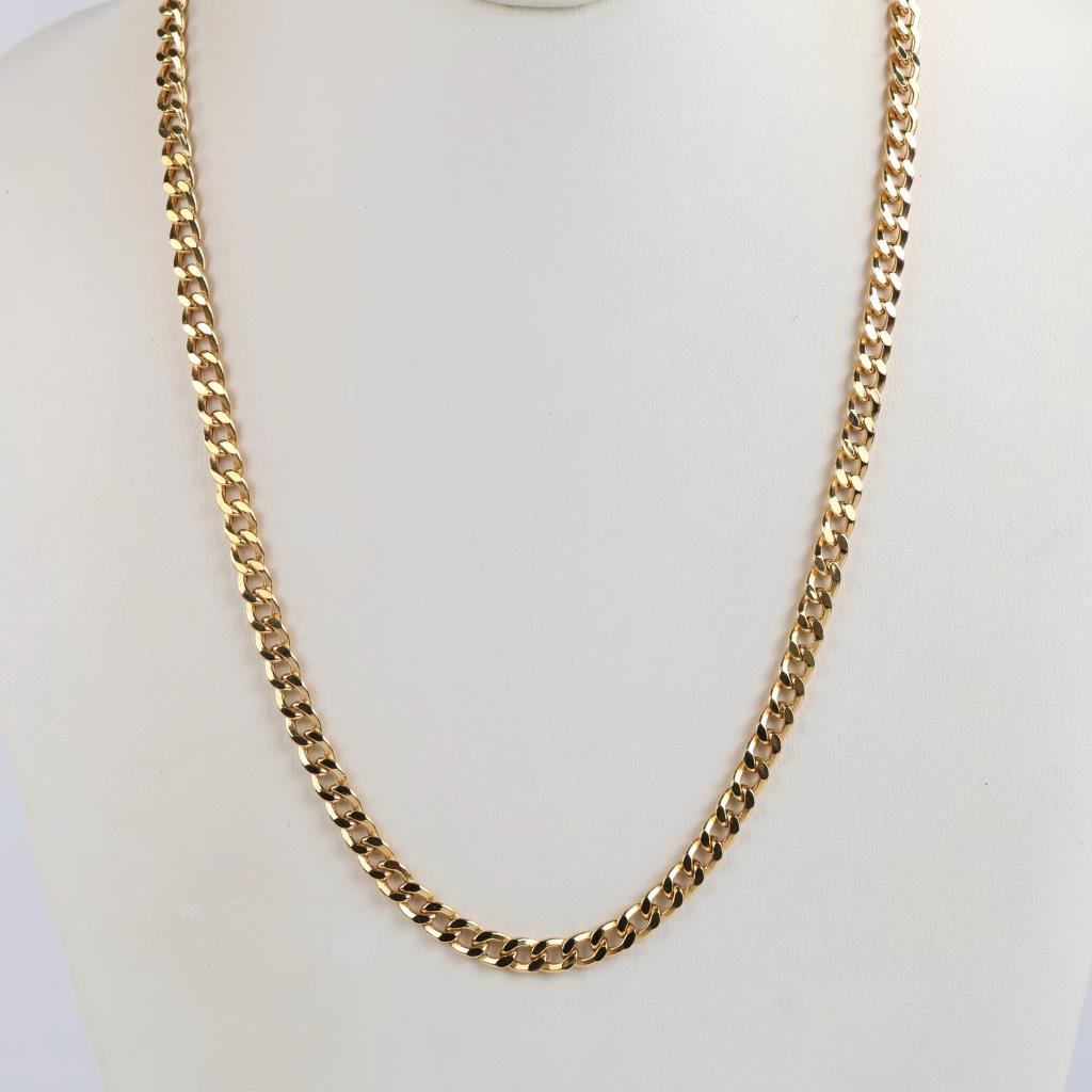 10kt Gold Hollow Necklace