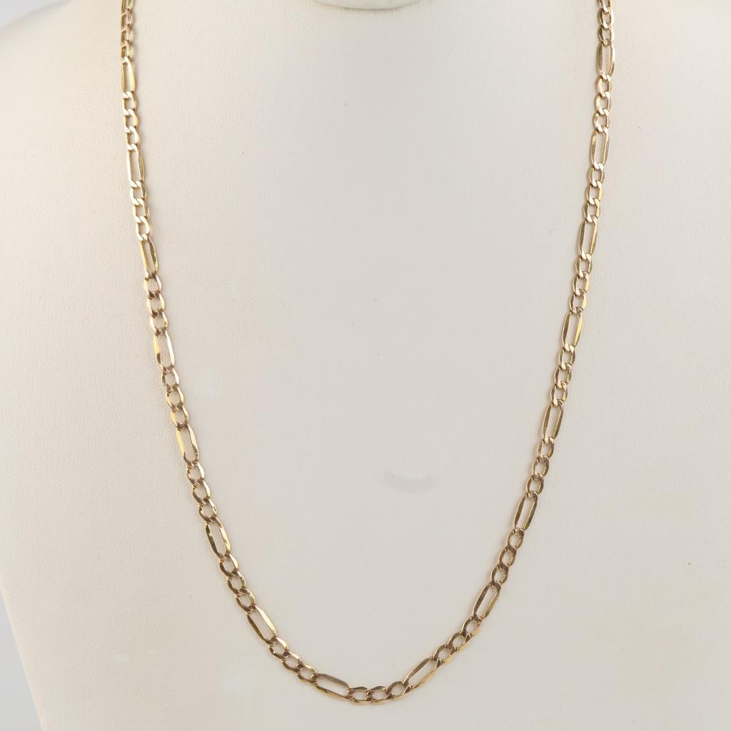 10kt Gold Hollow Necklace