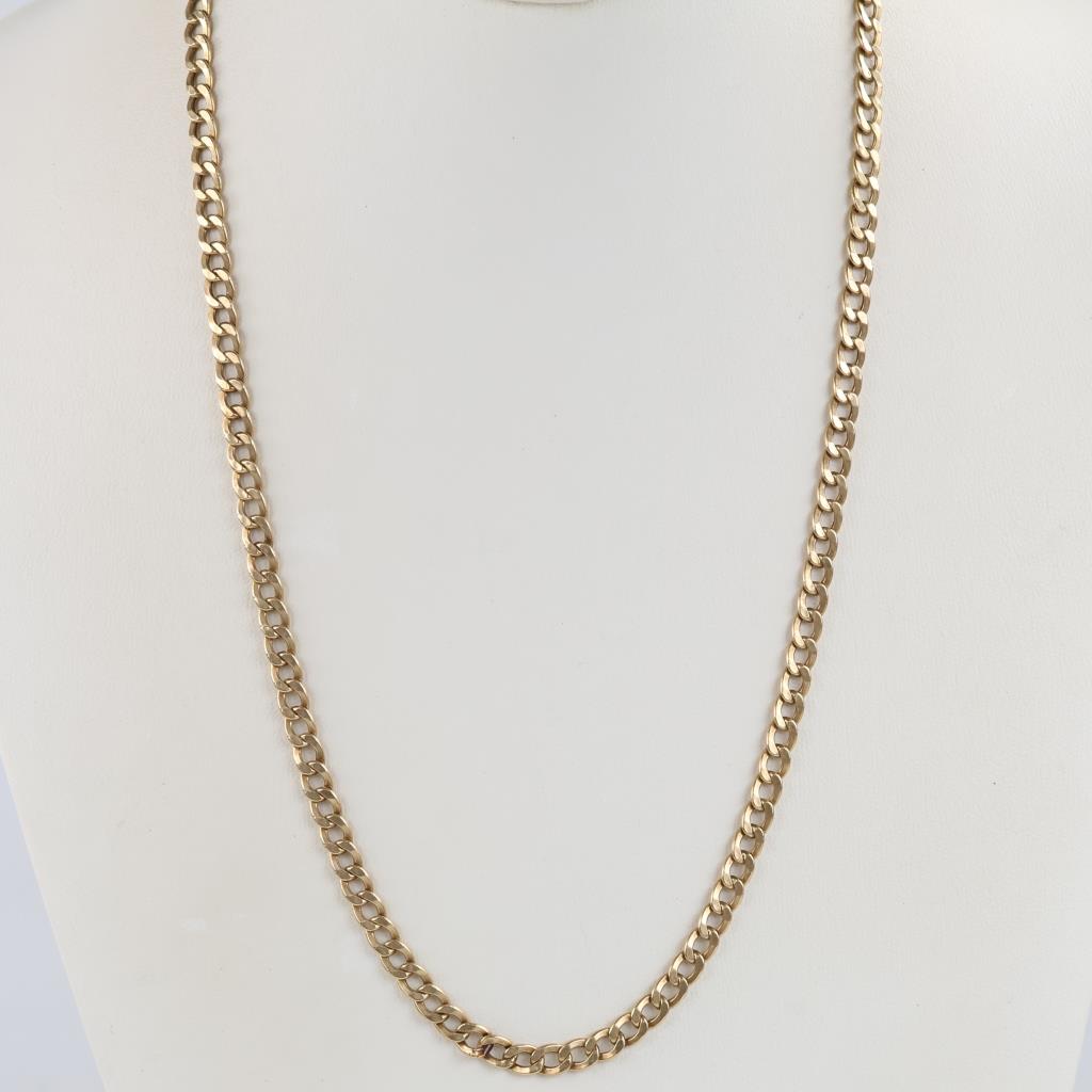 10kt Gold Hollow Necklace