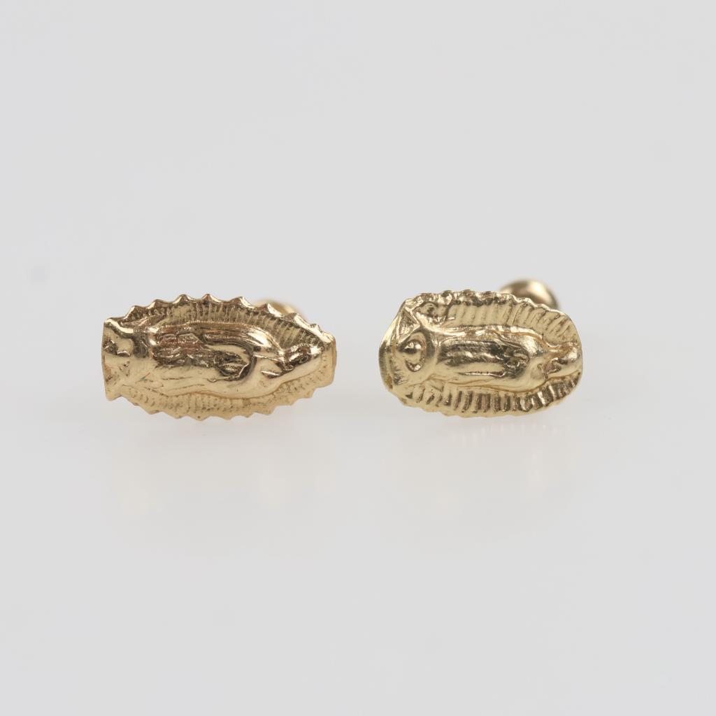 10kt Gold mismatch Earrings