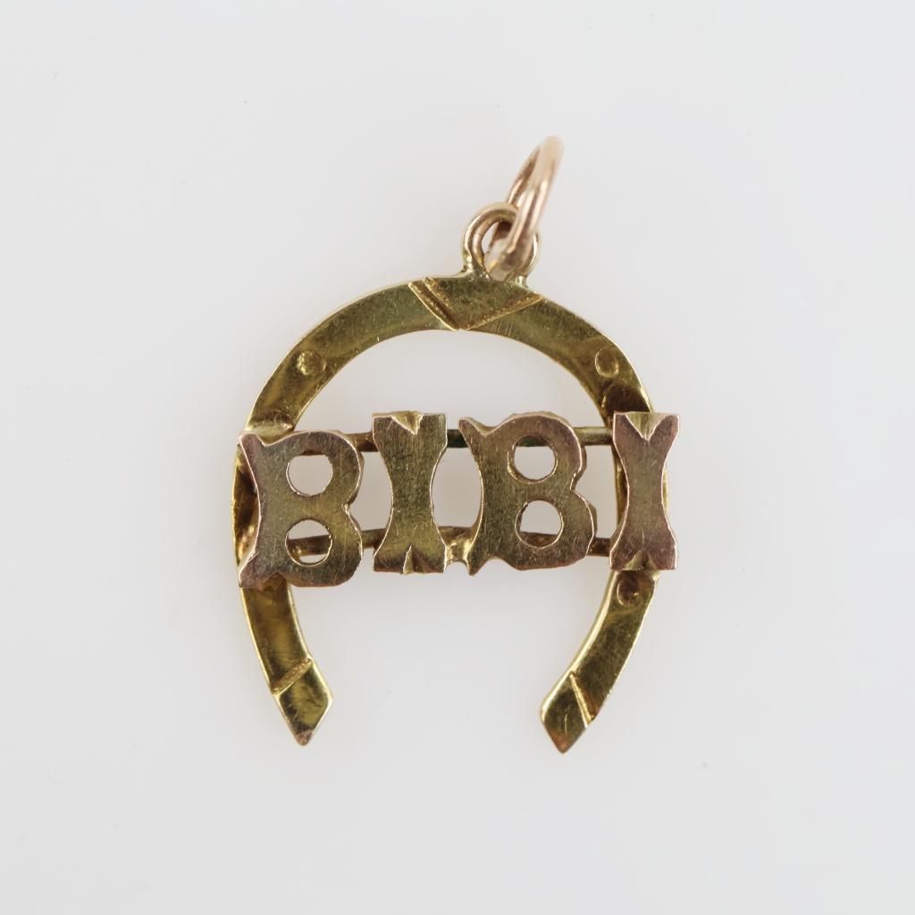 10kt Gold Pendant 10kt GP Accent