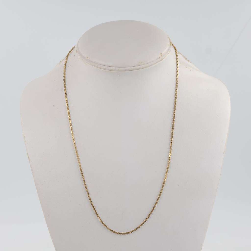 10kt Gold Rolo Chain Necklace