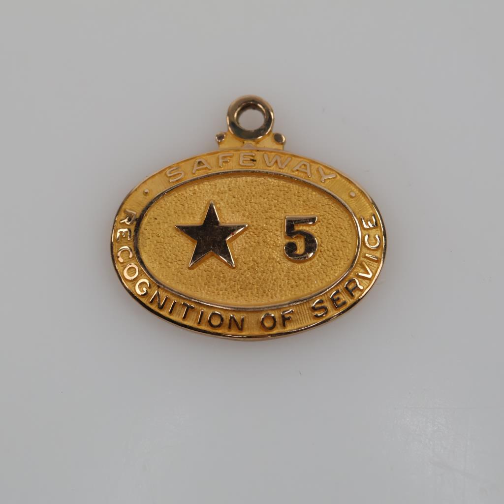 10kt Gold "Safeway" Pendant