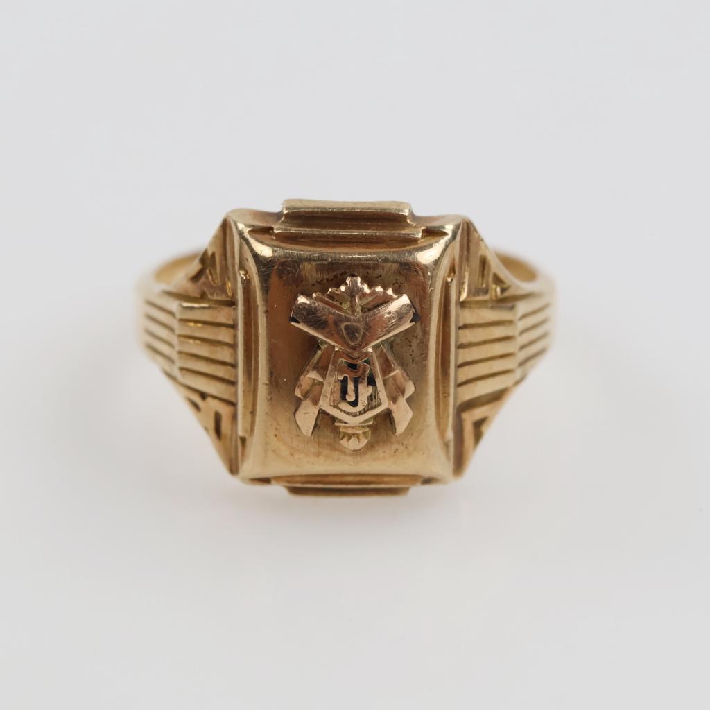 10kt Gold Signet Ring