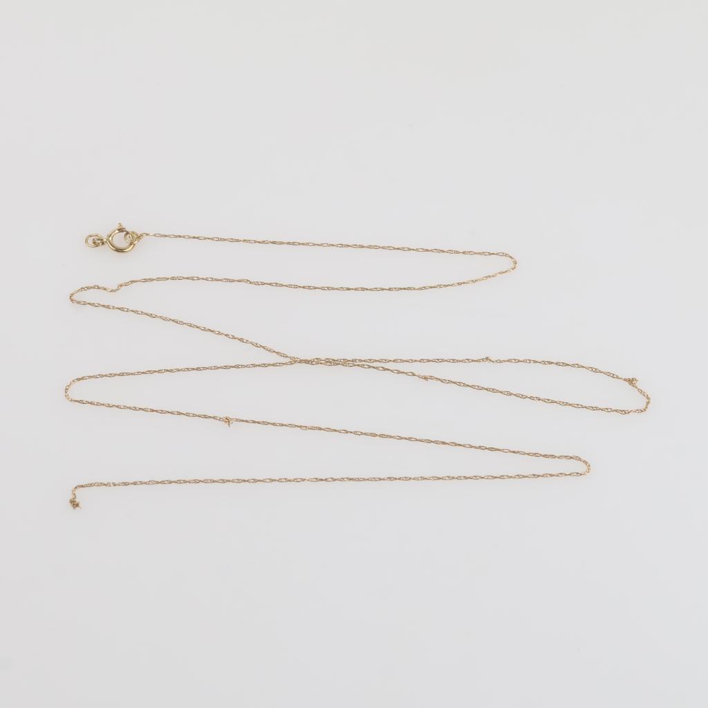 10kt Gold Singapore Chain Necklace