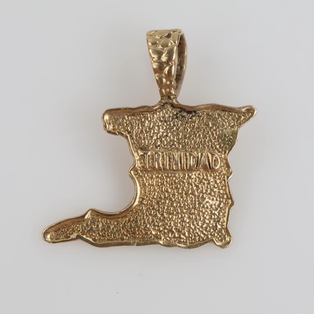 10kt Gold Trinidad Pendant