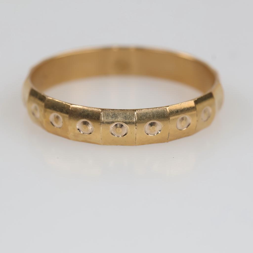 10kt GP Embellished Band