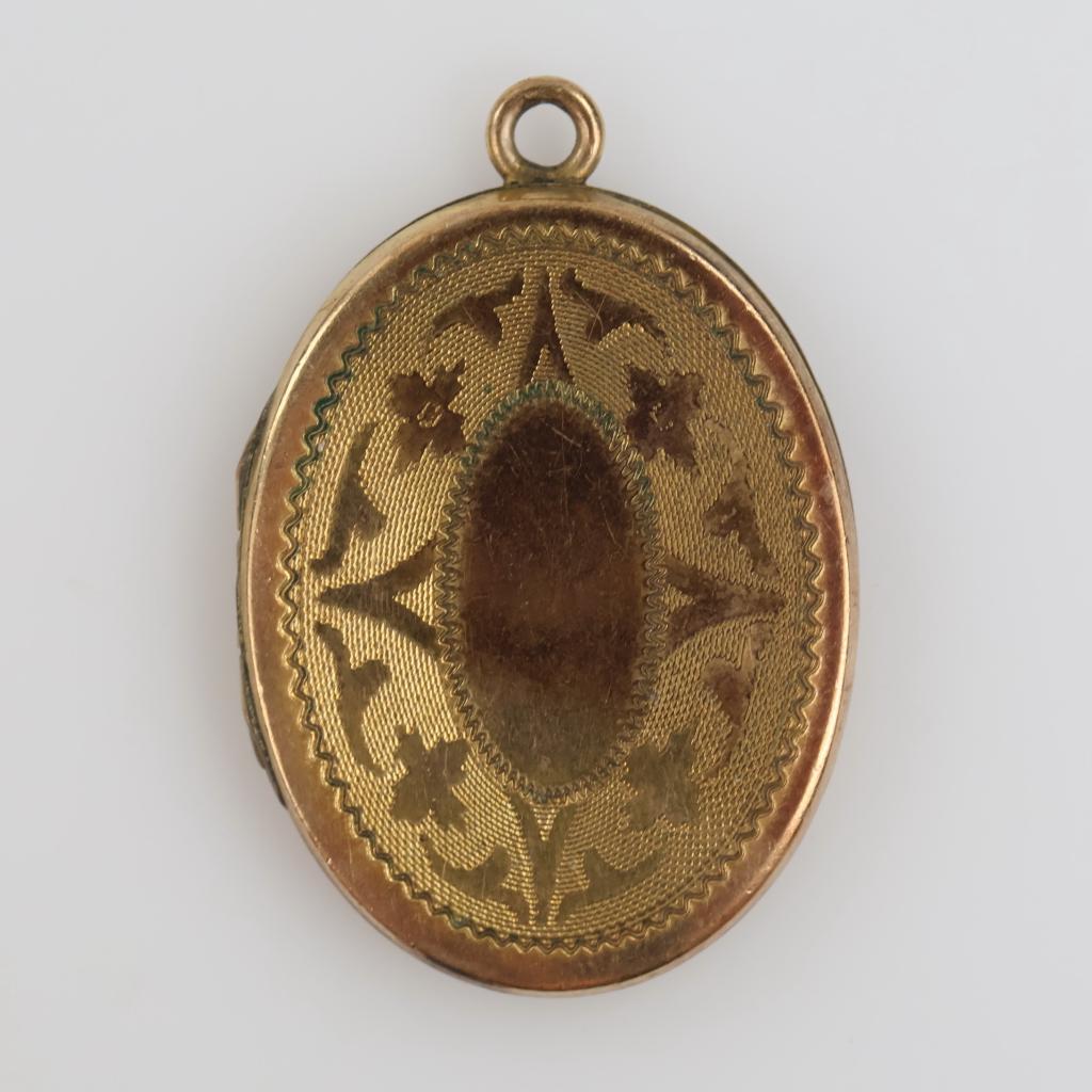 10kt GP Locket Pendant