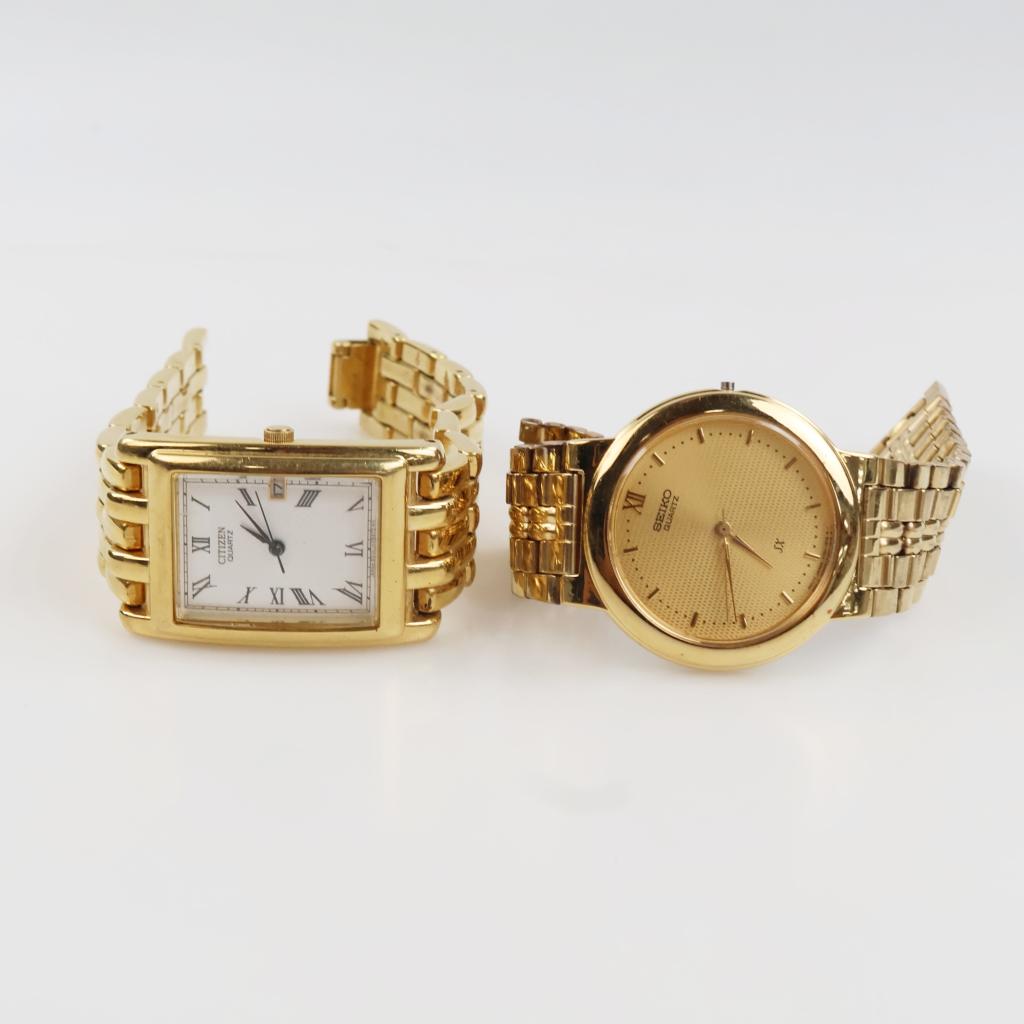10kt GP Mixed Watches, 2 Watches