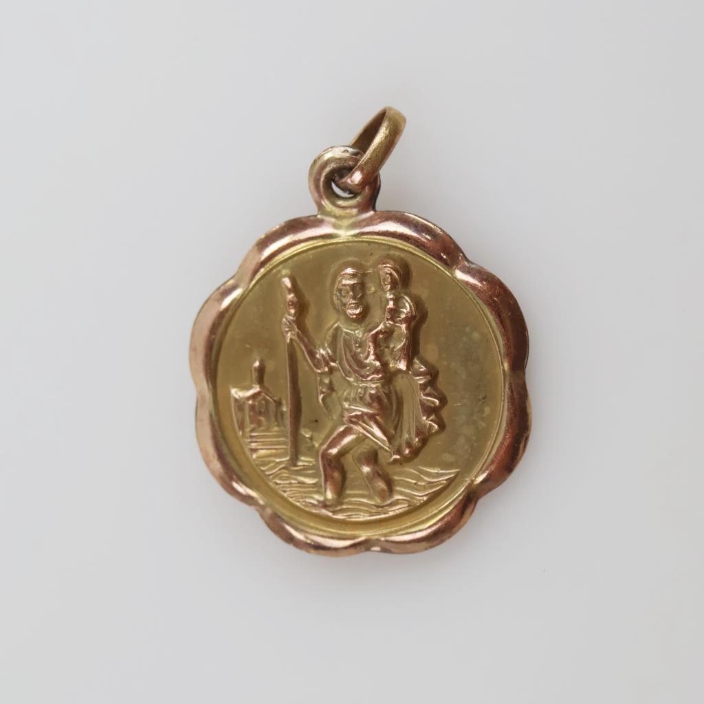 10kt GP Religious Pendant