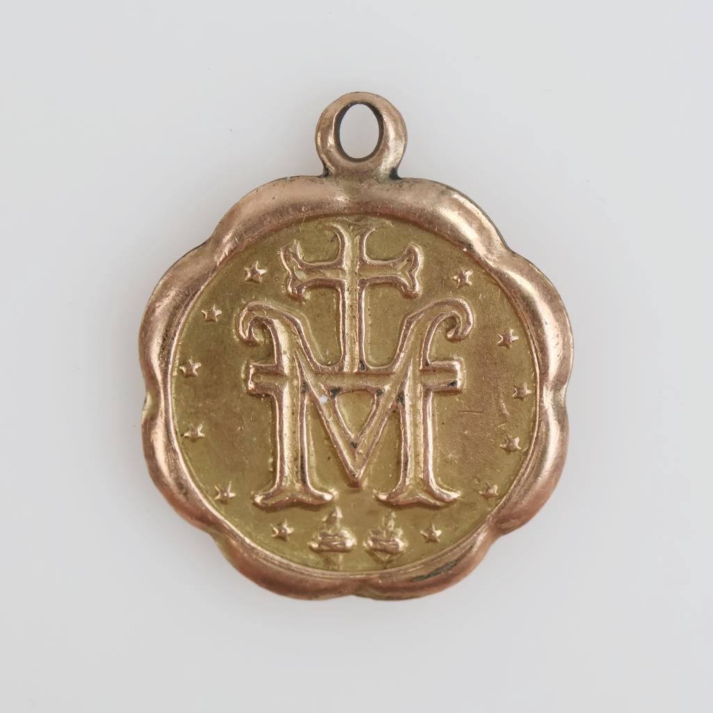 10kt GP Religious Pendant