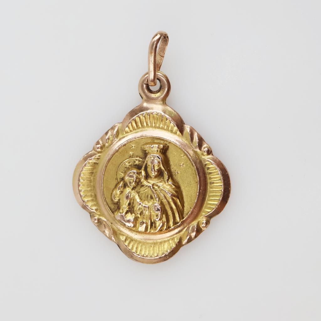 10kt GP Religious Pendant