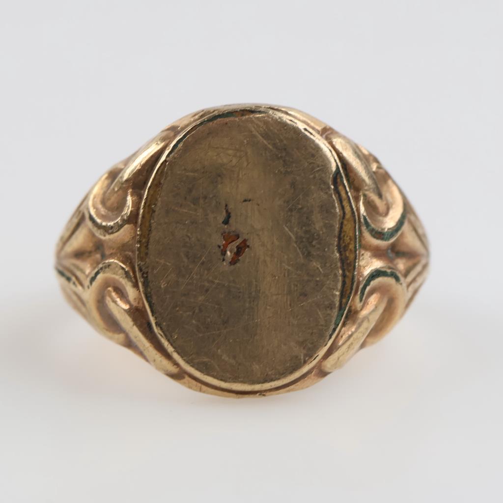 10kt GP Signet Ring