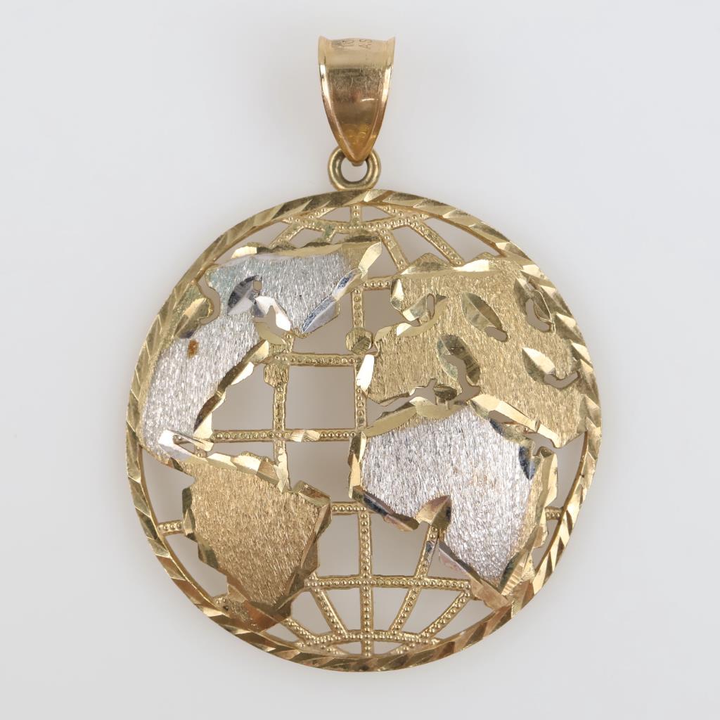 10kt Two Tone Gold Pendant
