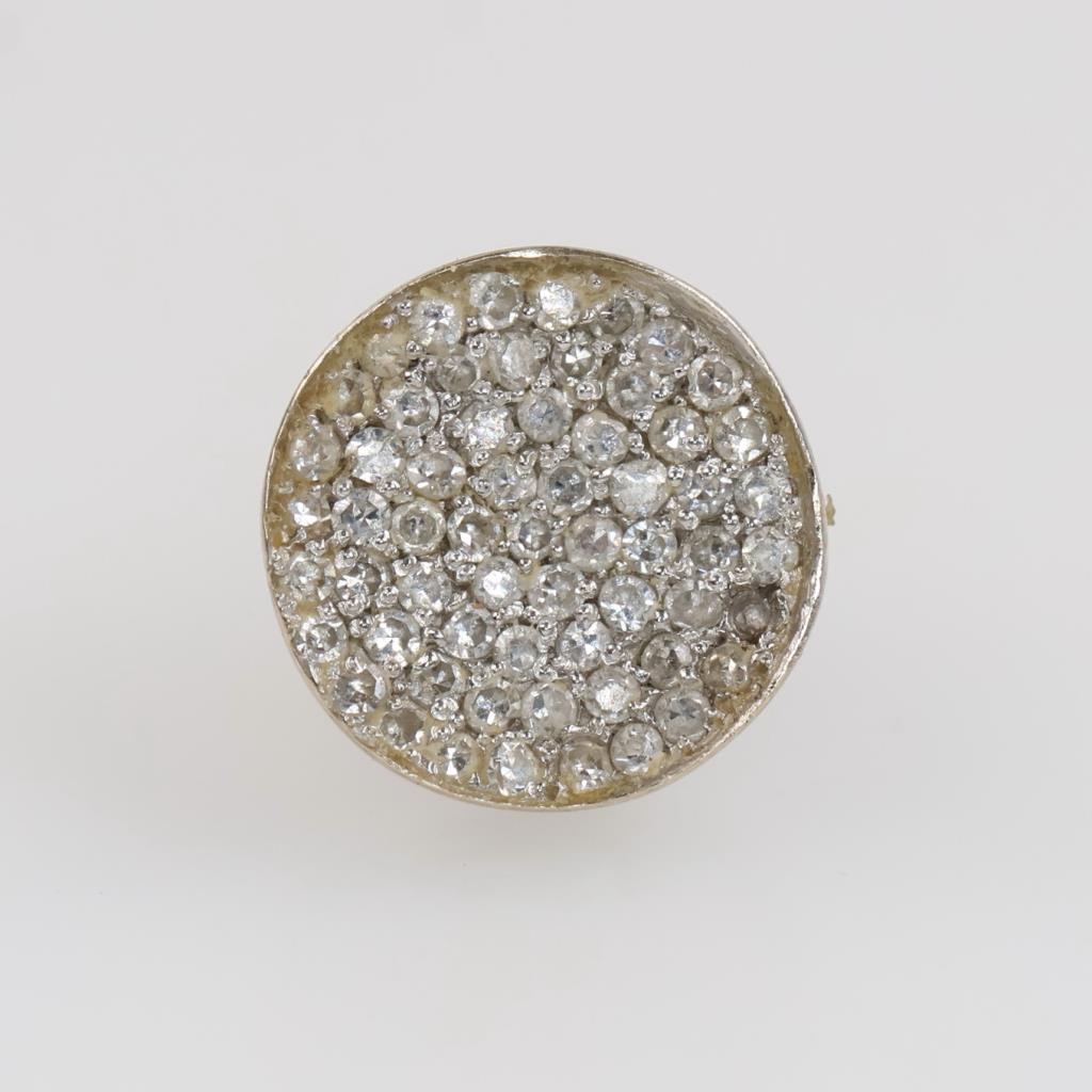 10kt White Gold Diamond Stud Earring