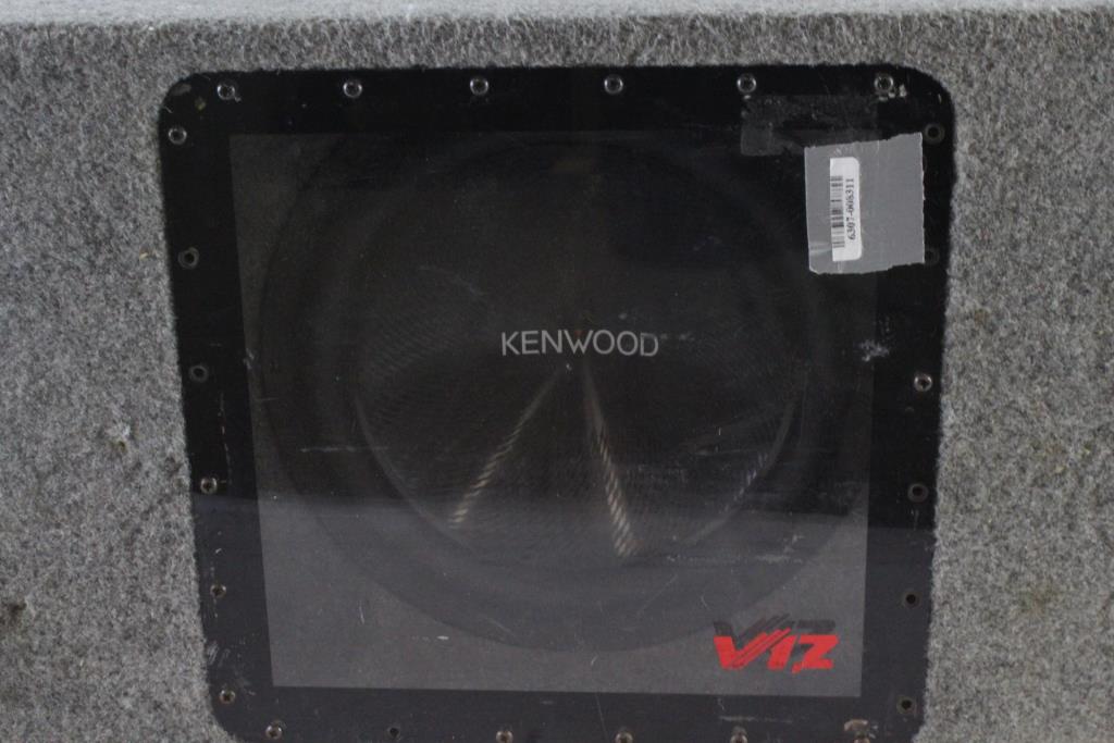 12" Kenwood Subwoofer In Enclosed Box Property Room