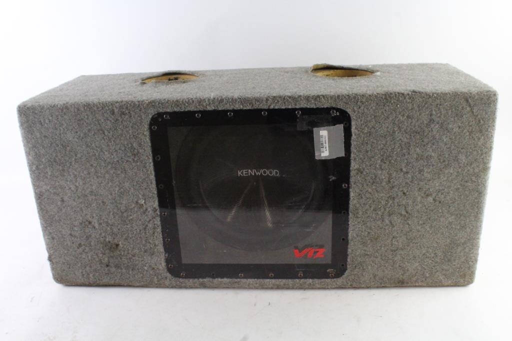 12" Kenwood Subwoofer In Enclosed Box Property Room