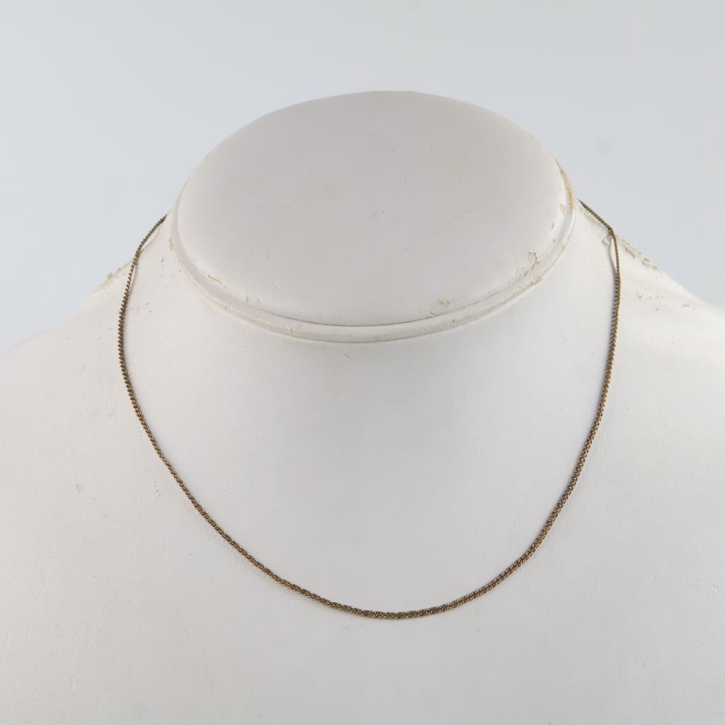 12kt GF Curb Chain Necklace