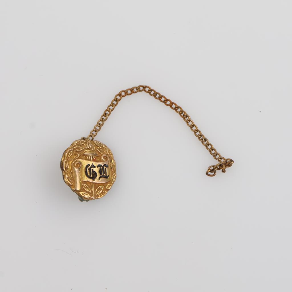 12kt GF Pin And Chain