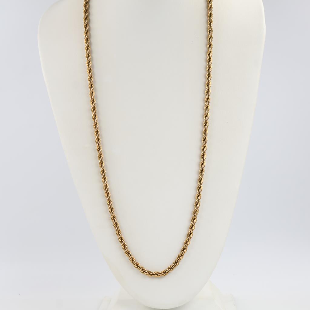 12kt GF Rope Necklace