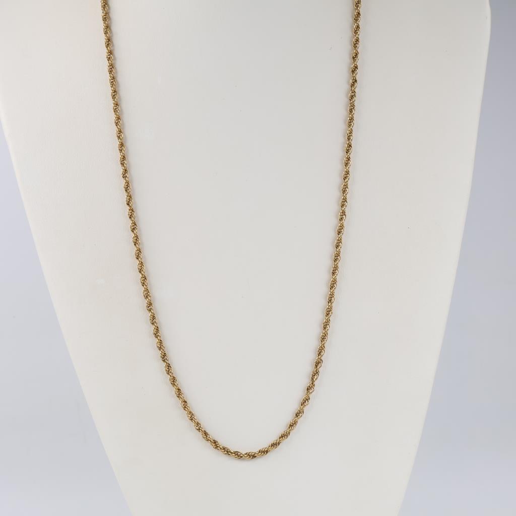 12kt GF Rope Necklace