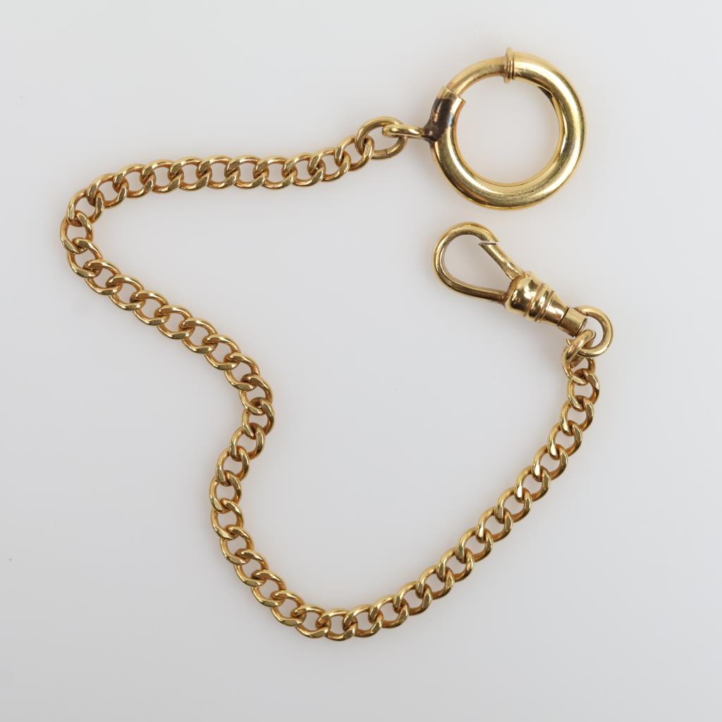 12kt GF Watch Chain Fob