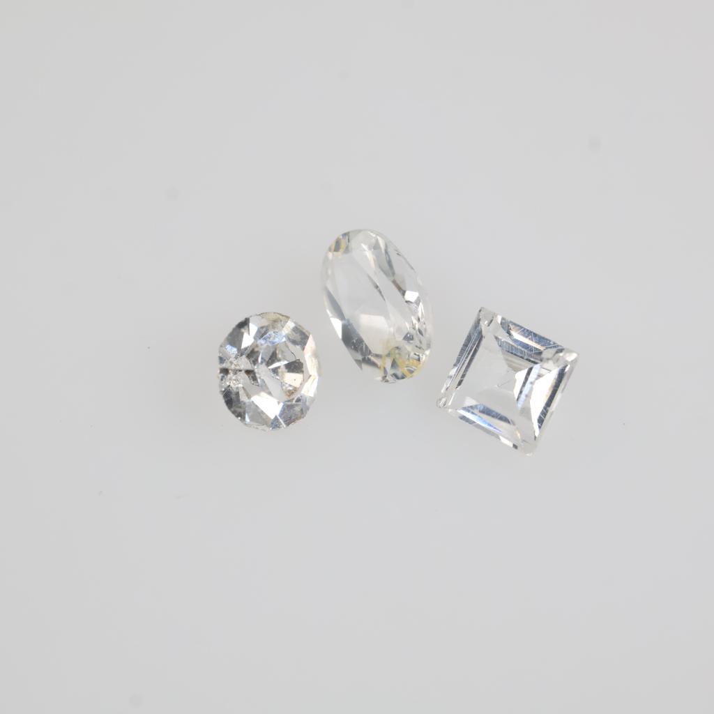 1.30ct TW White Topaz Loose Stones