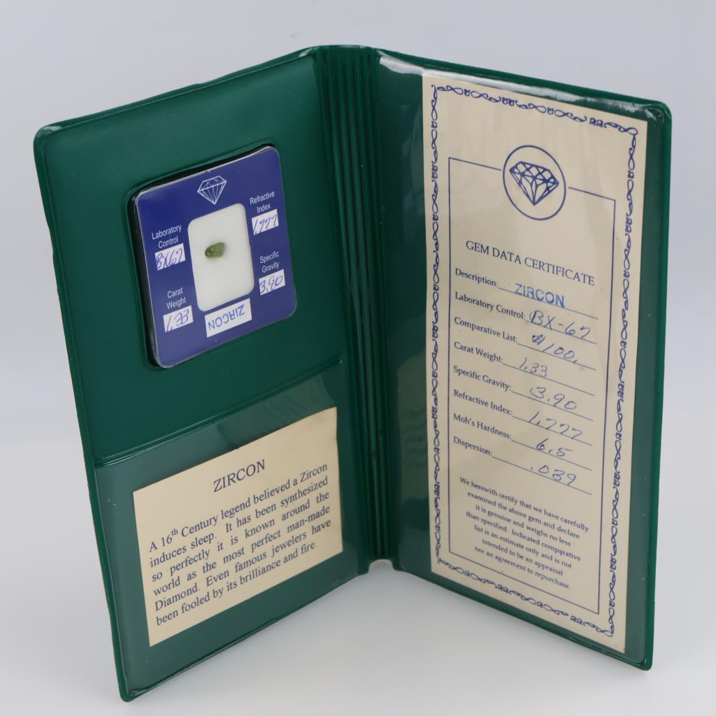 1.33 Cts TW Zircon Stone