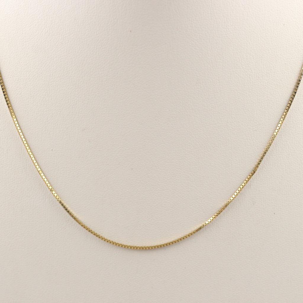14k Gold Box Necklace Property Room