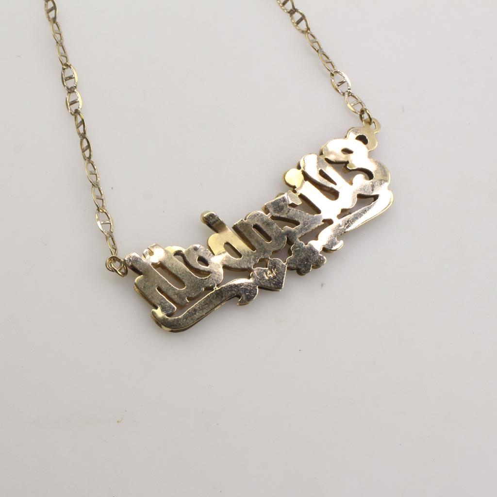elizabeth gold necklace