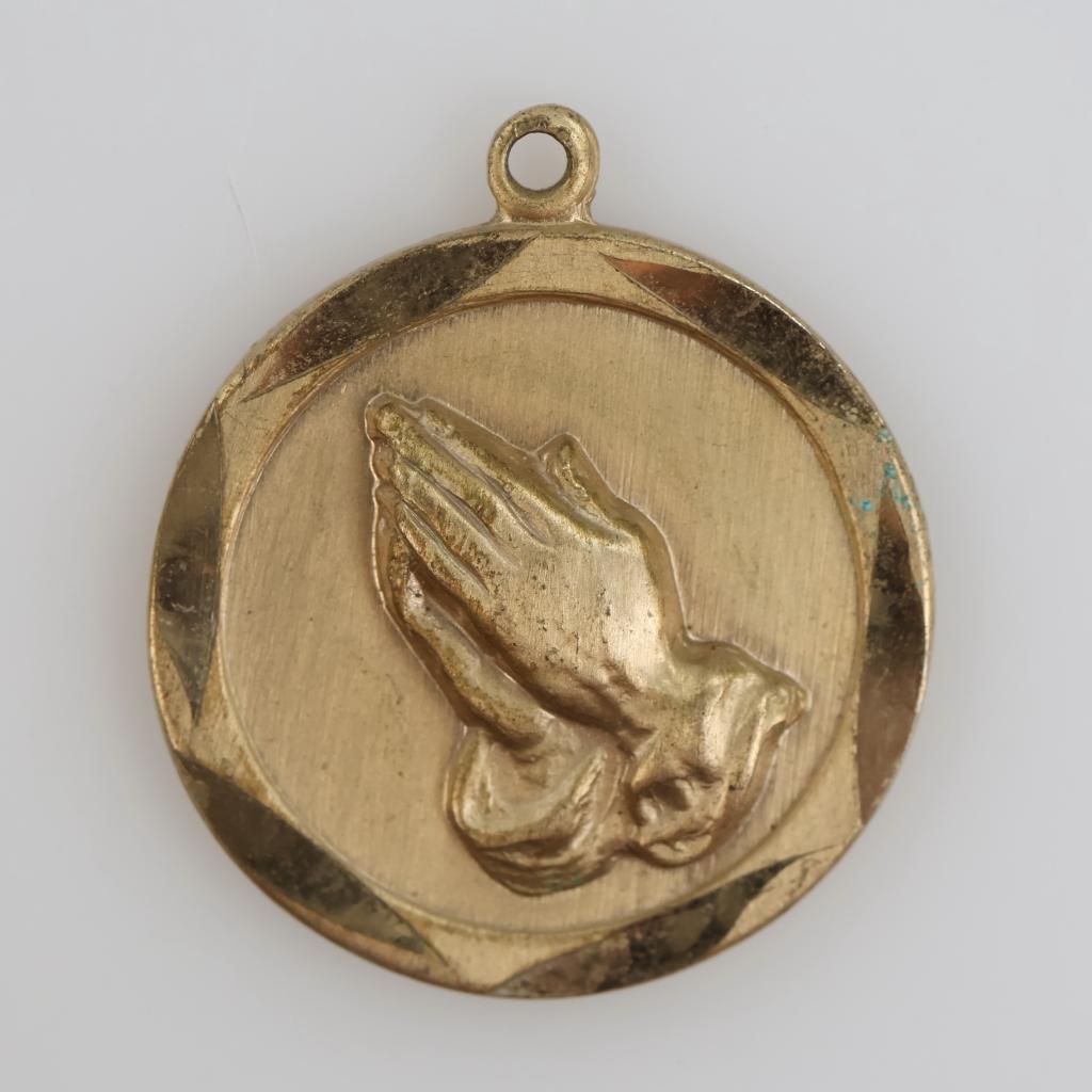 14kt GF Religious Pendant