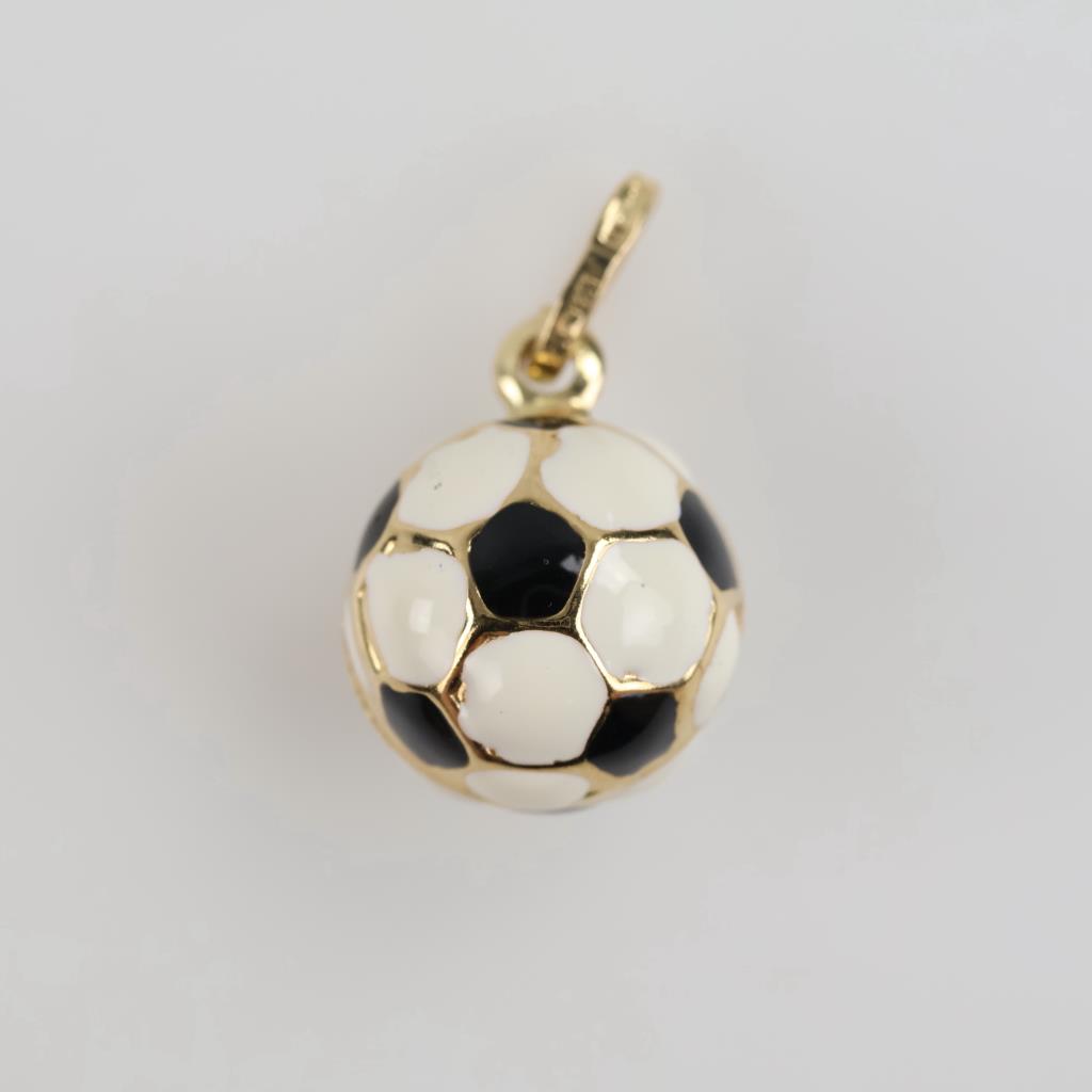 14kt Gold Accent Soccer Ball