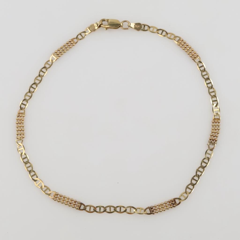 14kt Gold Anklet Bracelet