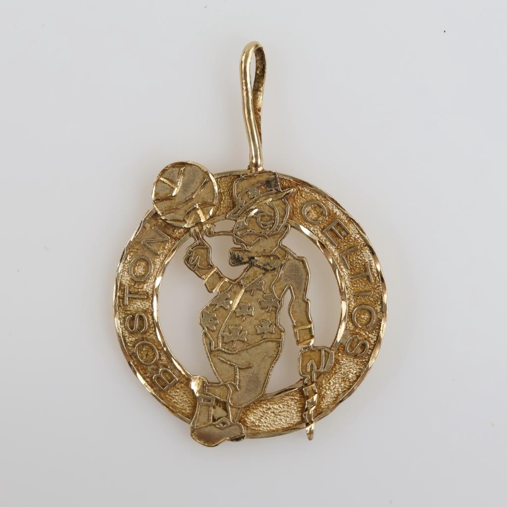 14kt Gold "Boston Celtics" Pendant