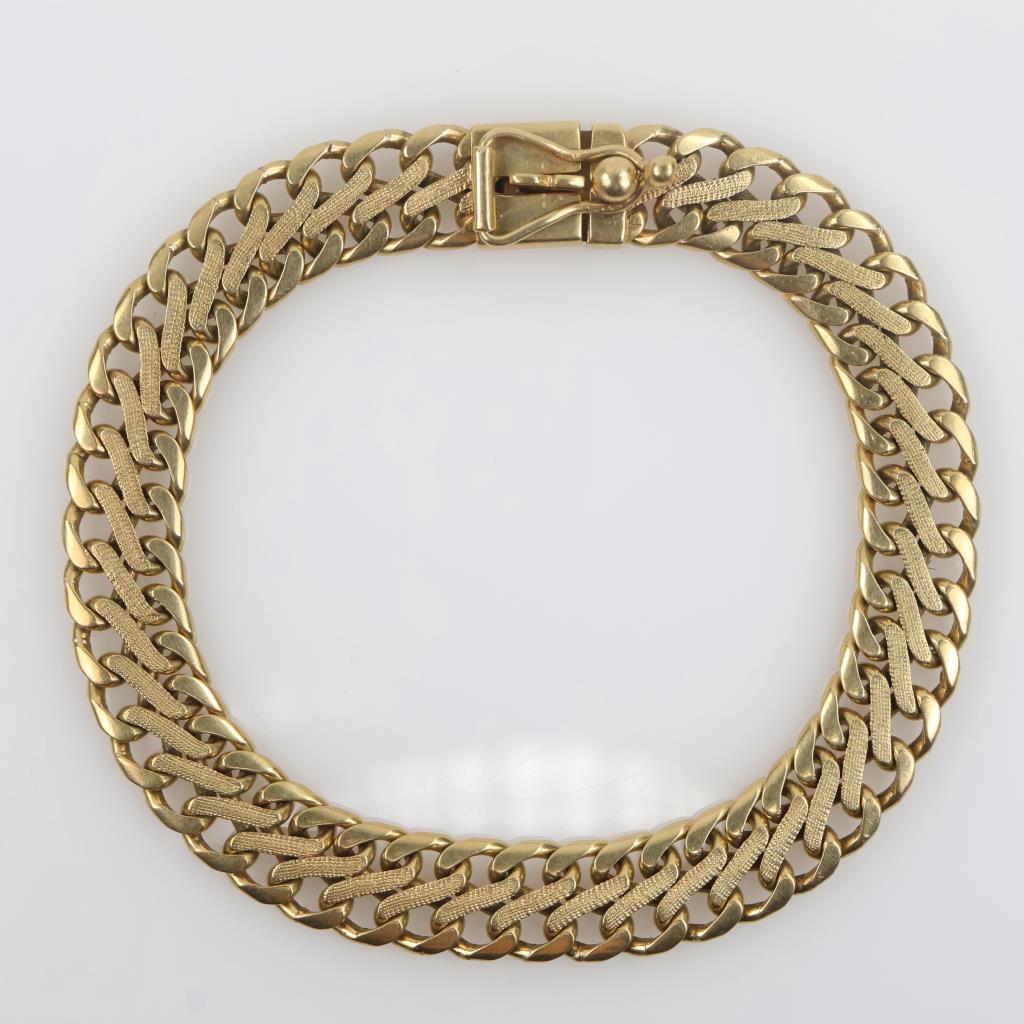 14kt Gold Bracelet -Evaluated By Our Certified Gemologist-AGS/GIA