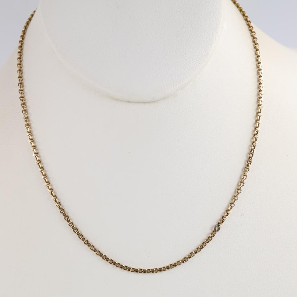 14kt Gold Cable Chain Necklace